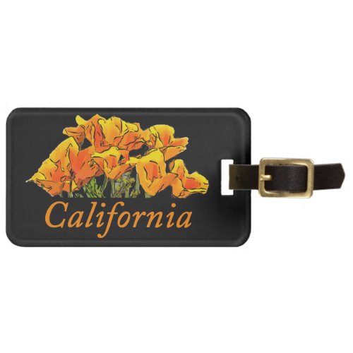 california-poppies-with-california-text-luggage-tag