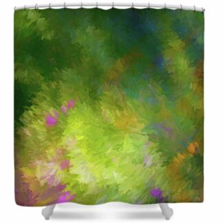 Meadow Abstract Shower Curtain