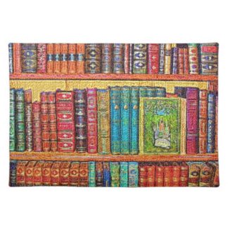 library-books-cloth-placemat