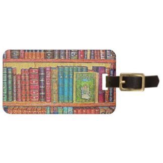 library-books-luggage-tag