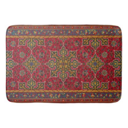 red-gold-persian-rug-bath-mat