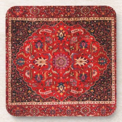 persian rug coasters