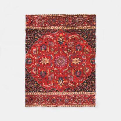 persian rug fleece blanket