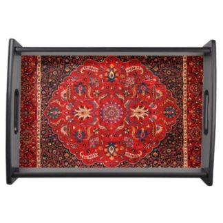 red-persian-rug-from-mashhad-serving-tray