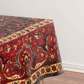 Persian Rug Cotton Tablecloth