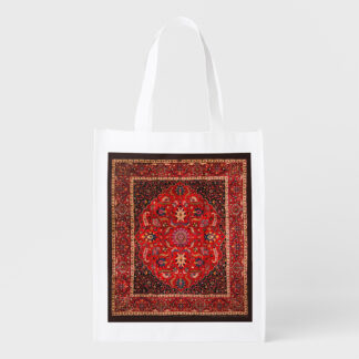 persian rug polyester tote