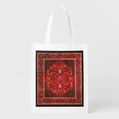 persian rug polyester tote